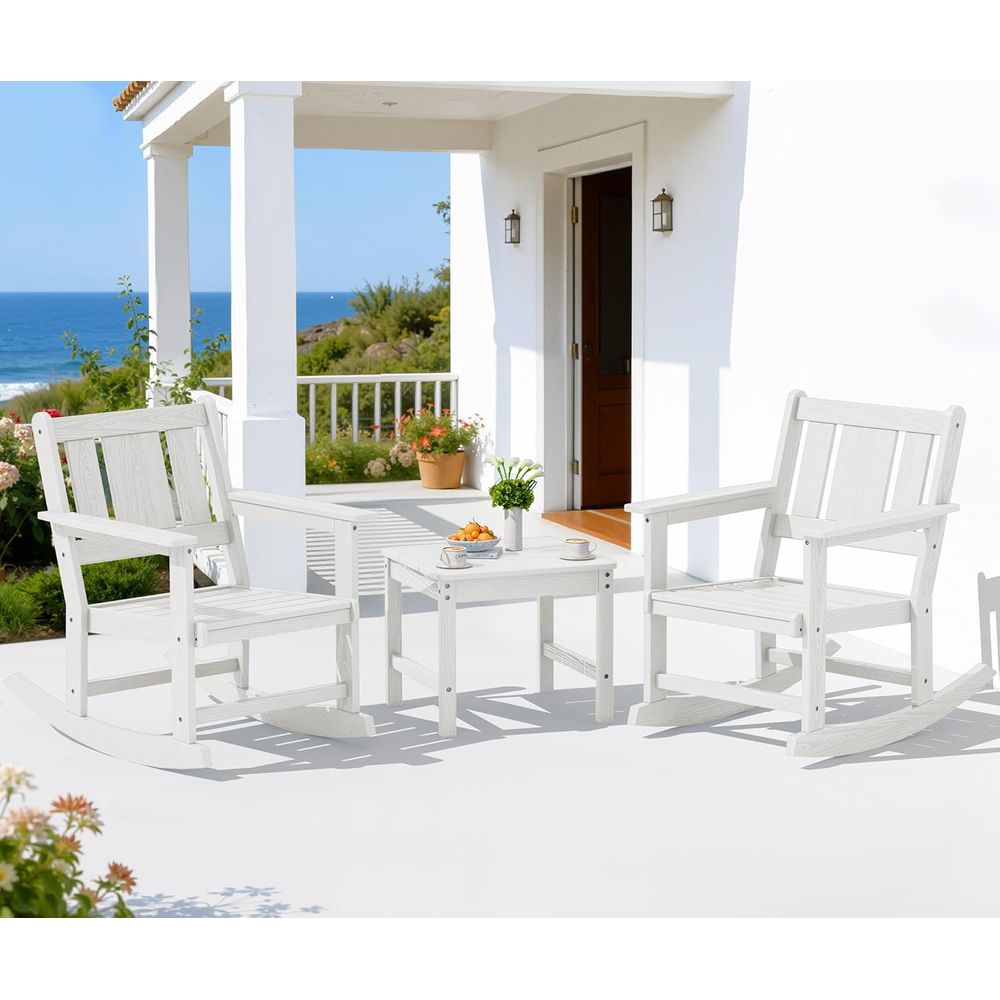 Outdoor Furniture Ofo - Conjunto de 2 Cadeiras de Balanço