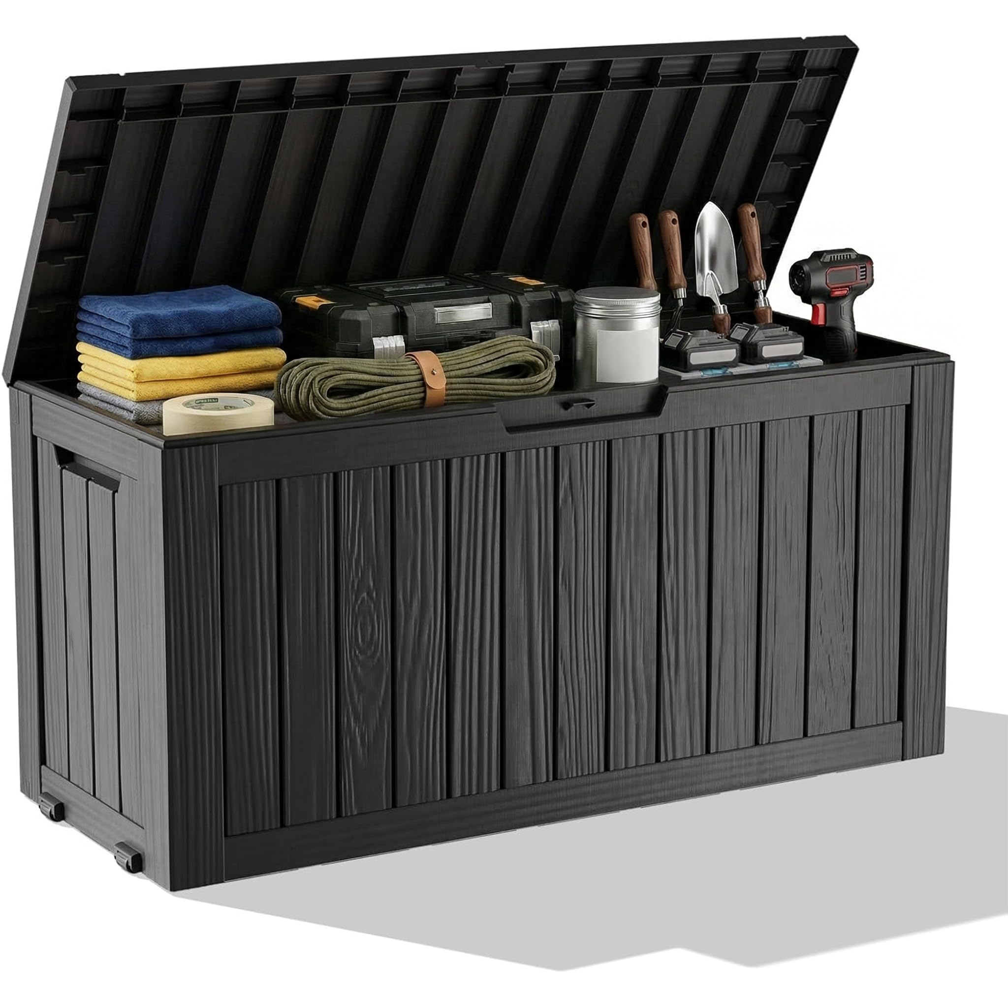 Outdoor Furniture With Storage - Caixa de Armazenamento Externa Impermeável de
