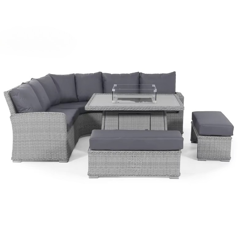 Outdoor Furniture And Fire Pit - Conjunto de Sofá para Jardim e