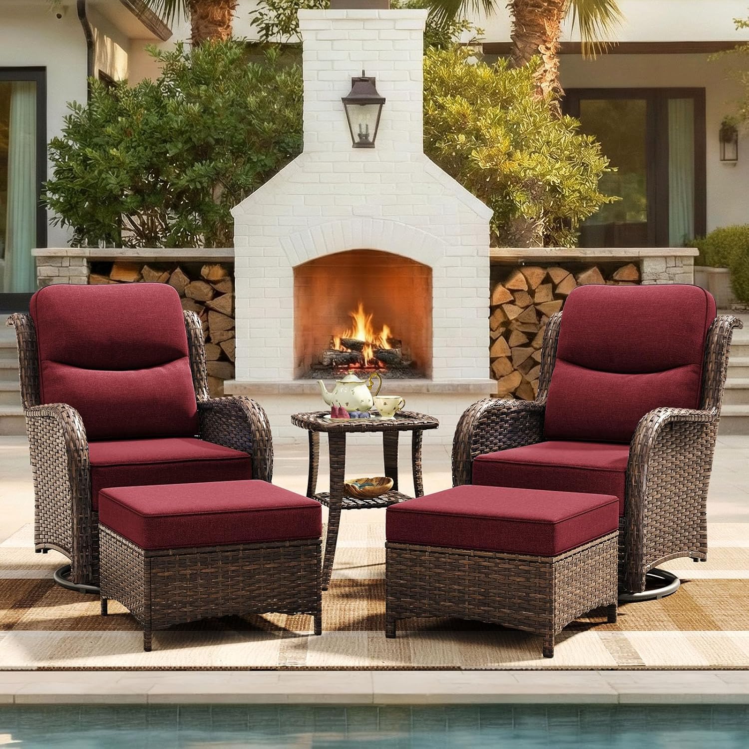 Conjunto de Móveis de Luxo par - Outdoor Furniture Ofo avaliação e preço