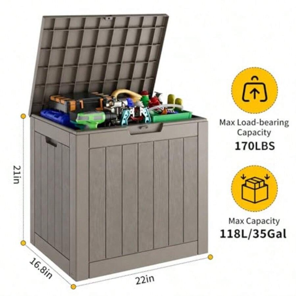 Caixa de Armazenamento Externa - Outdoor Furniture With Storage avaliação e preço