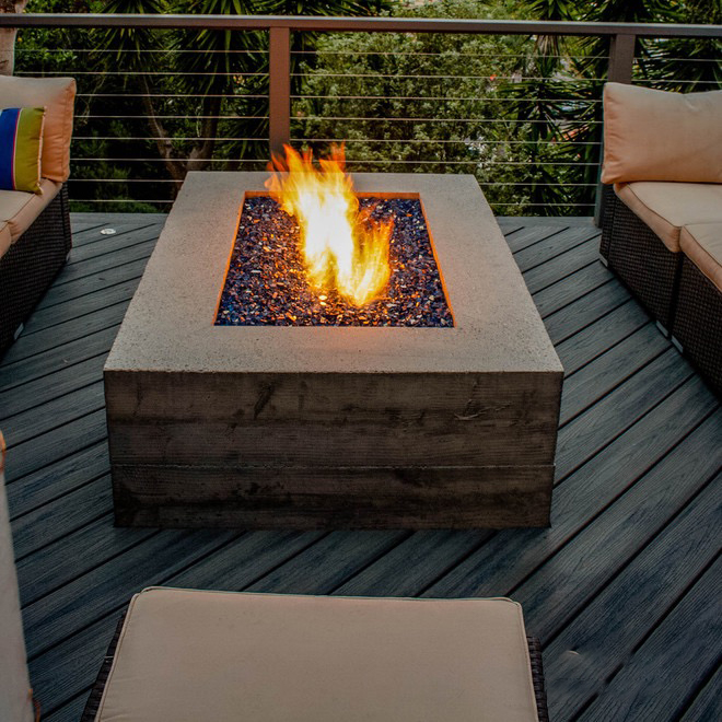 Conjunto de Móveis Externos Mo - Outdoor Furniture And Fire Pit avaliação e preço