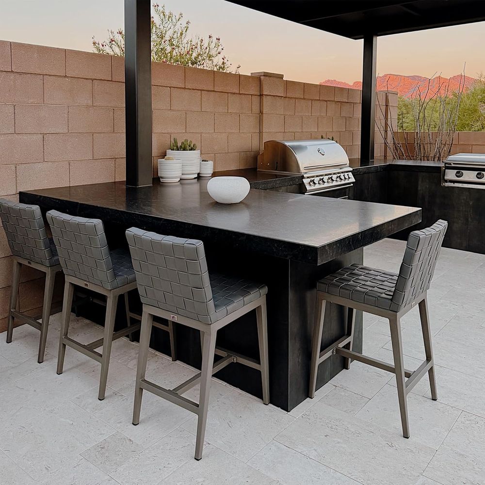 Conjunto de 2 Banquetas de Bar - Outdoor Furniture Ofo avaliação e preço