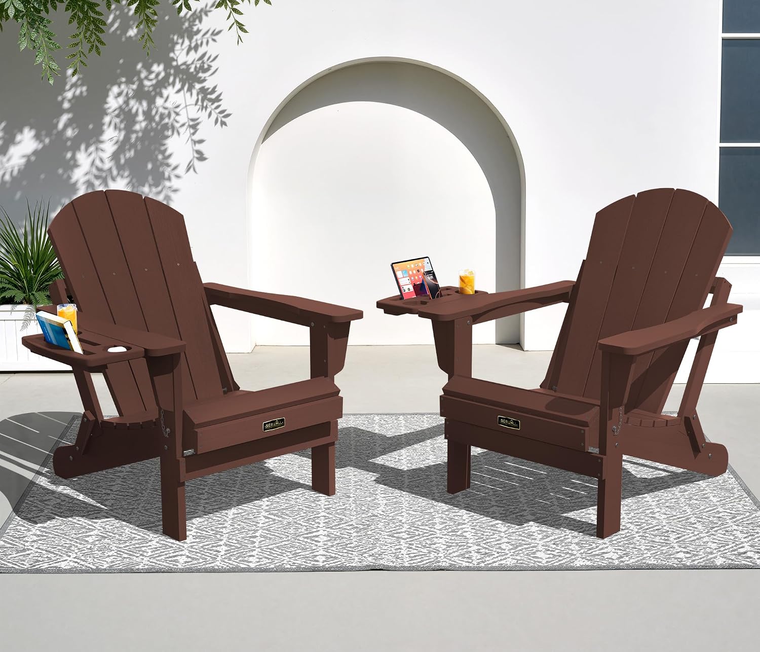 Conjunto de 2 Cadeiras Adirond - Outdoor Furniture And Fire Pit avaliação e preço