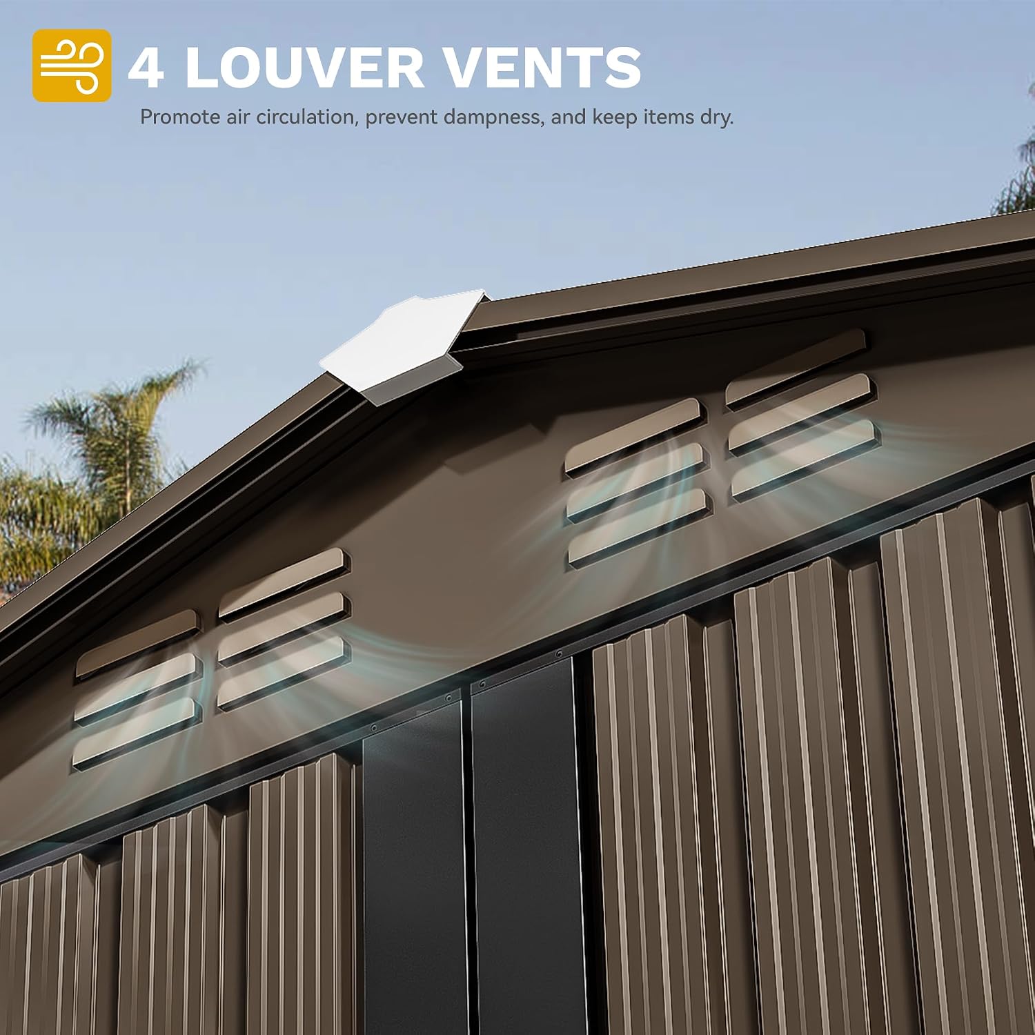 Galpão de Armazenamento Metáli - Outdoor Furniture With Storage avaliação e preço