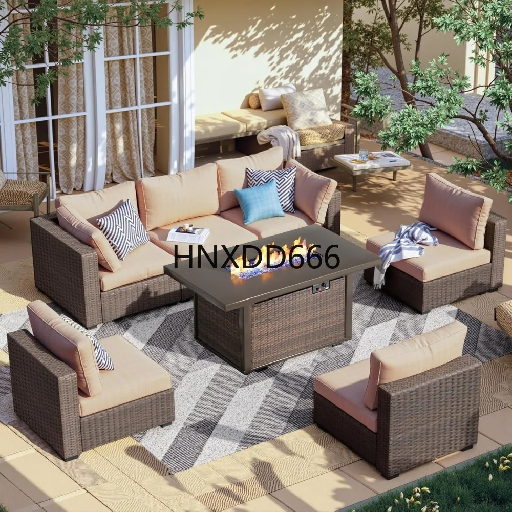 Conjunto de Móveis para Pátio  - Outdoor Furniture And Fire Pit avaliação e preço