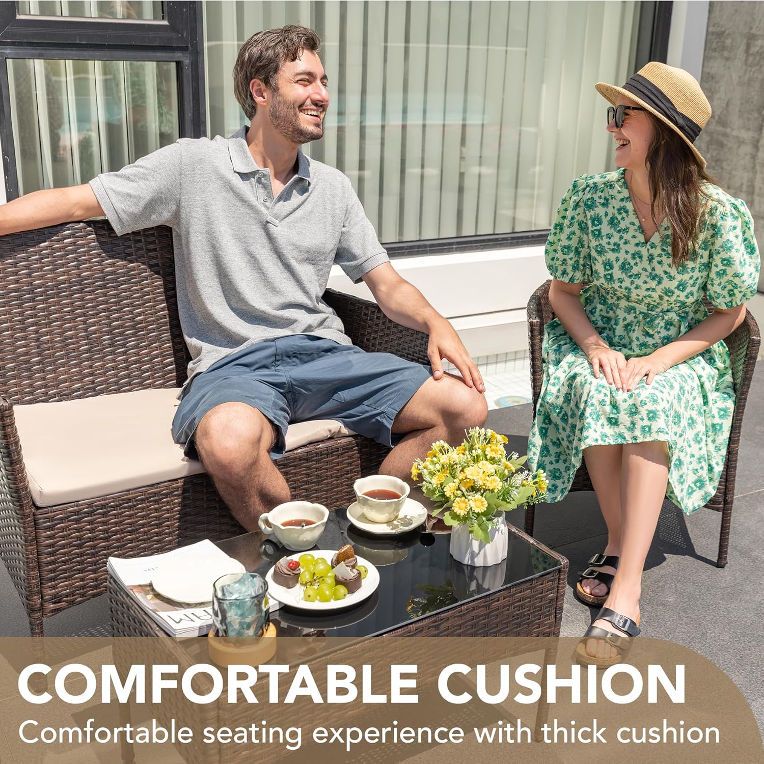 Conjunto de Móveis para Pátio  - Outdoor Furniture Ofo avaliação e preço