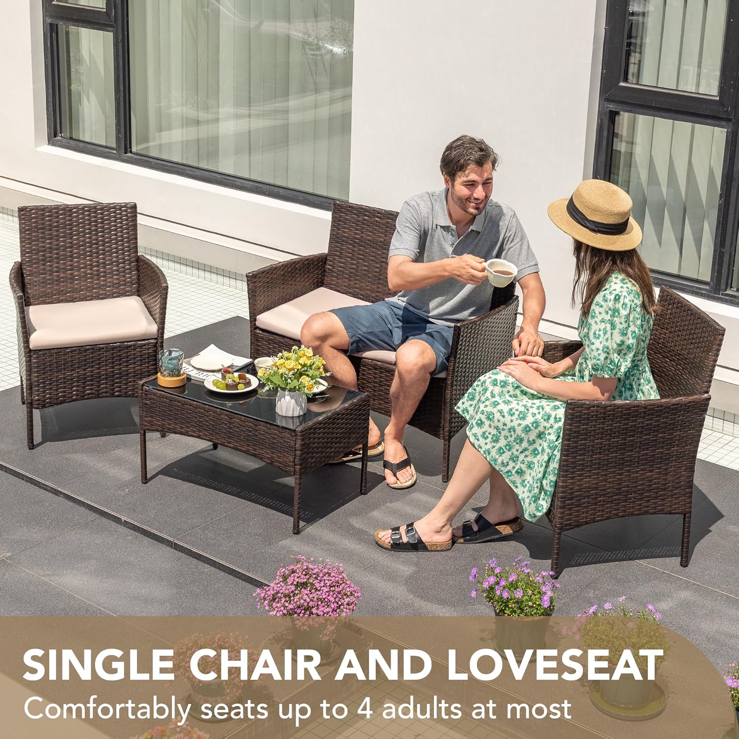 Conjunto de Móveis para Pátio  - Outdoor Furniture Ofo avaliação e preço
