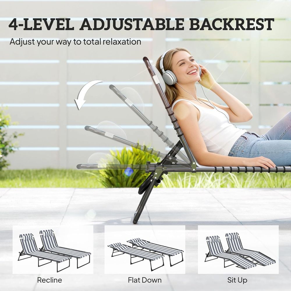 Conjunto de Cadeiras Chaise Lo - Outdoor Furniture Ofo avaliação e preço