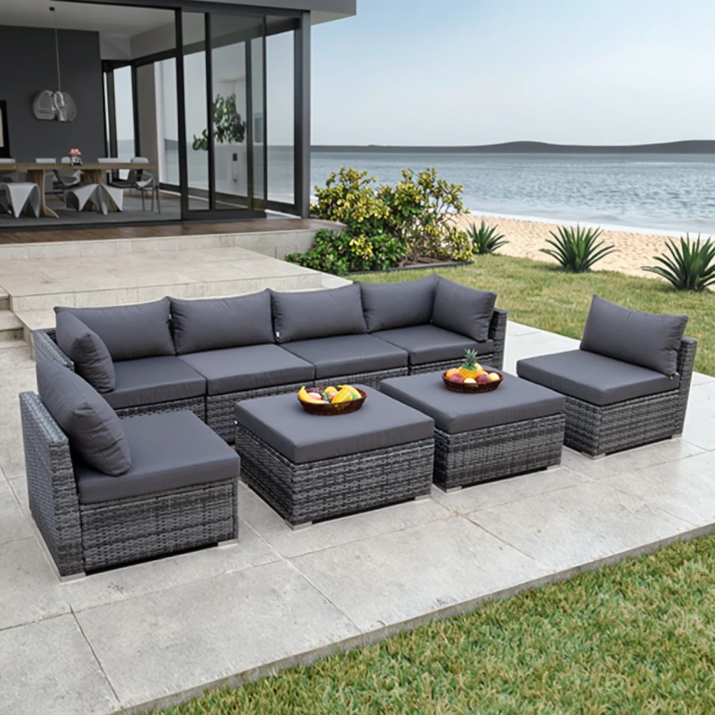 Conjunto de Sofá Contemporâneo - Outdoor Furniture And Fire Pit avaliação e preço
