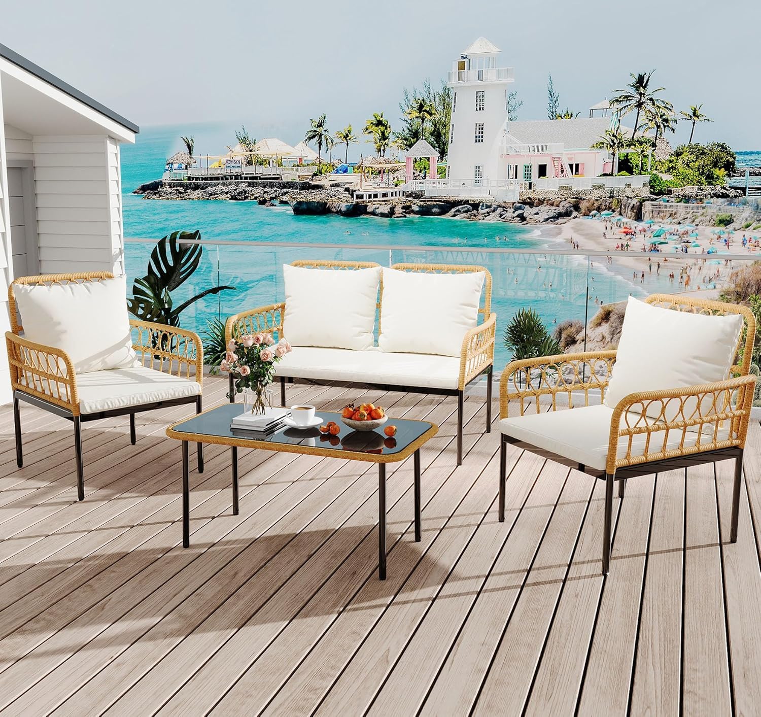 Conjunto de Móveis para Pátio  - Outdoor Furniture Ofo avaliação e preço