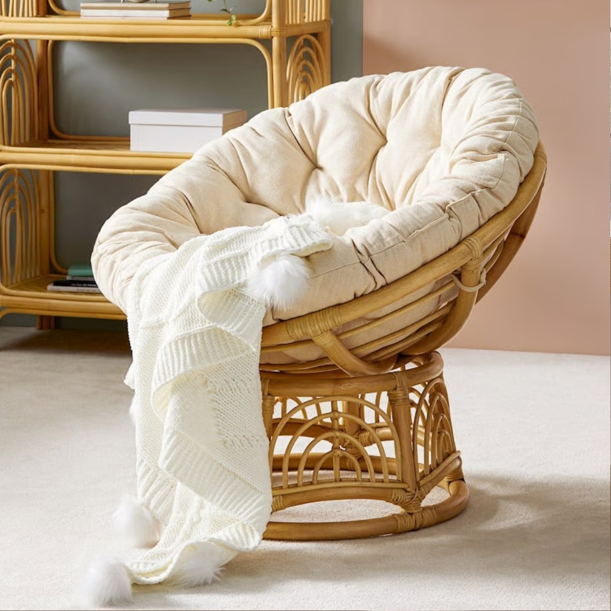 # Cadeira Papasan de Rattan Bo - Outdoor Furniture Vietnam avaliação e preço
