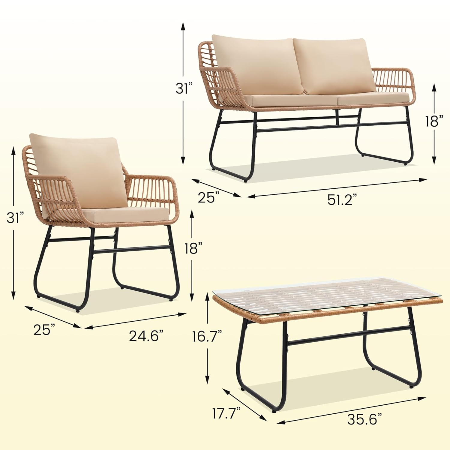 Conjunto de Móveis para Pátio/ - Outdoor Furniture Ofo avaliação e preço