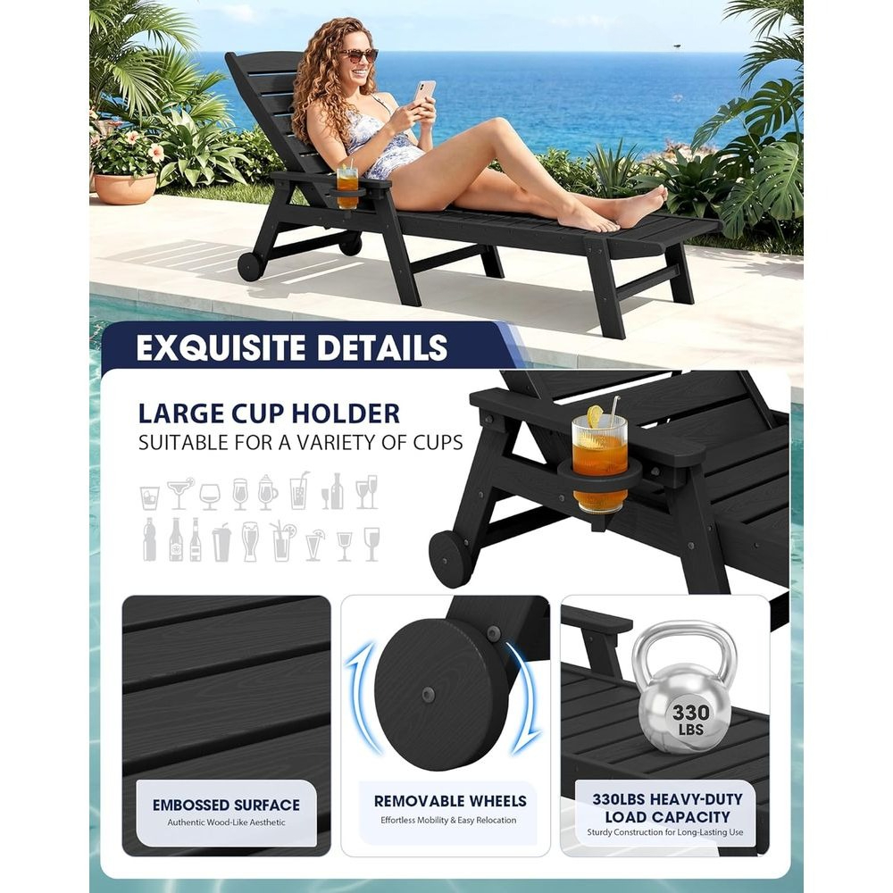 Conjunto de Espreguiçadeiras d - Outdoor Furniture Ofo avaliação e preço