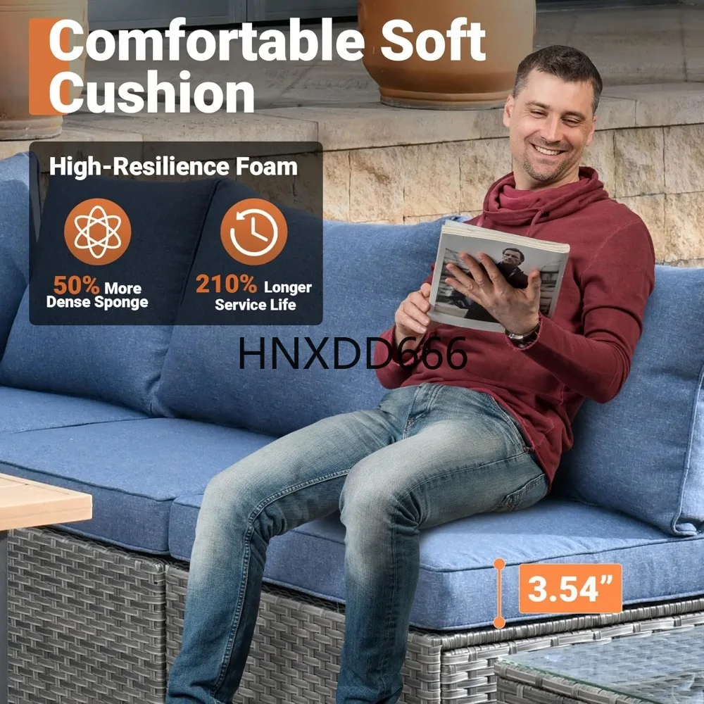 Conjunto de Móveis para Pátio  - Outdoor Furniture And Fire Pit avaliação e preço